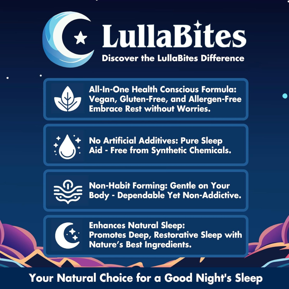 LullaBites Natural Sleep Gummies