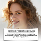 Leefar Women's Probiotics + Slippery Elm Gummies