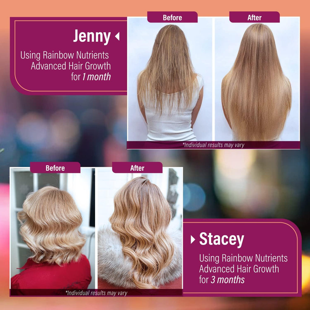 Rainbow Nutrients Advanced Hair Growth Vitamins