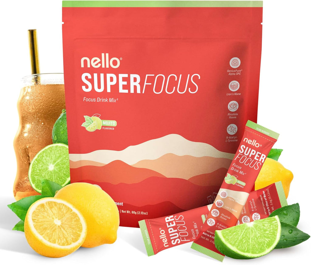 Nello SuperFocus Focus Drink Mix