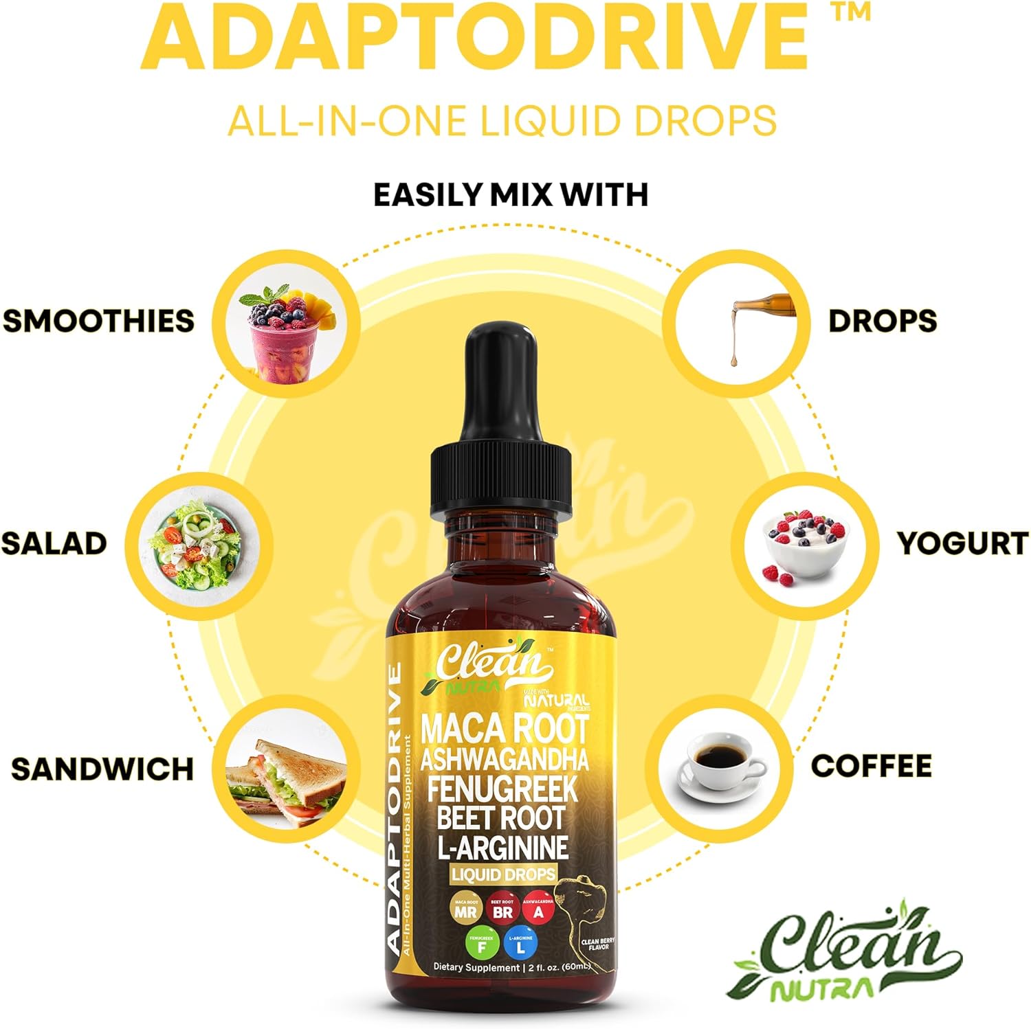 Clean Nutra Maca Root Liquid Drops