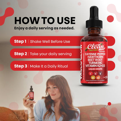 Clean Nutra Cayenne Pepper Liquid Drops