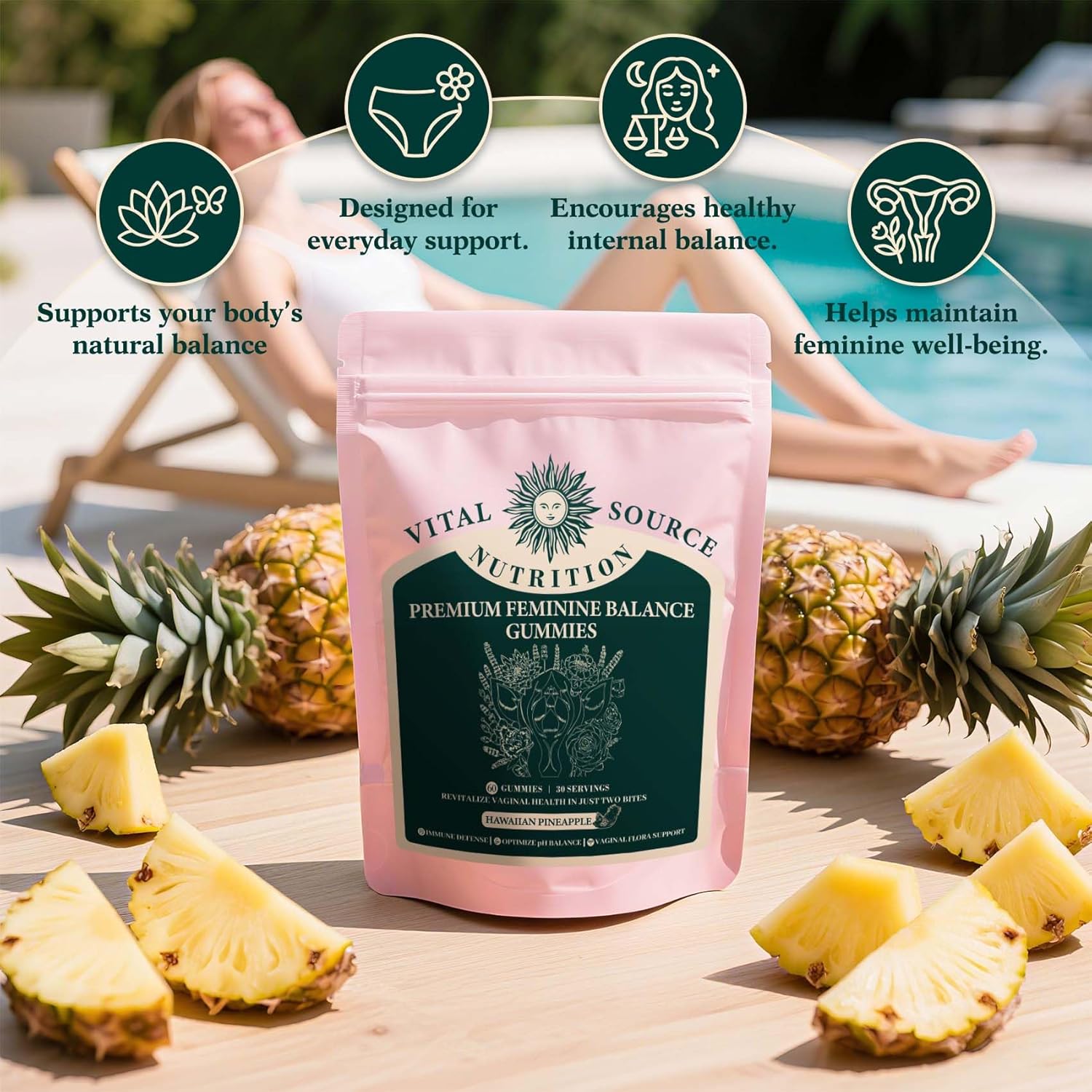 Vital Source Nutrition - Premium Feminine Balance Gummies