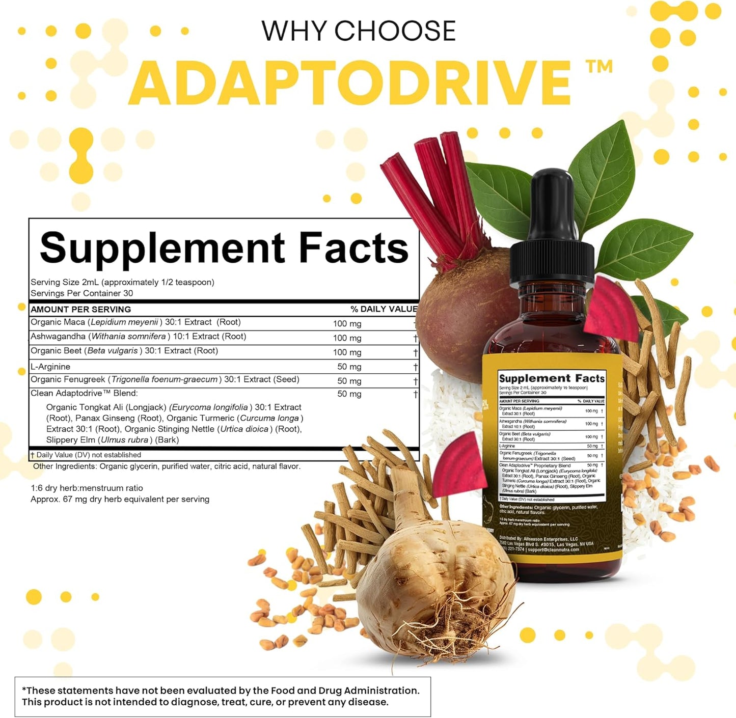 Clean Nutra Maca Root Liquid Drops