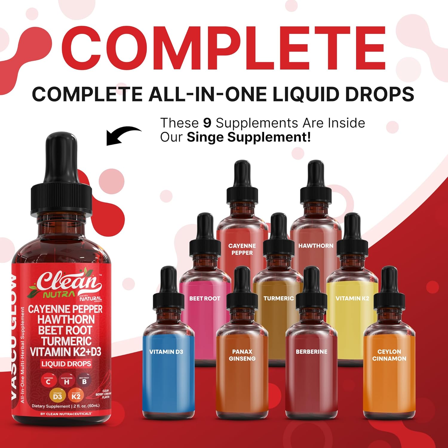 Clean Nutra Cayenne Pepper Liquid Drops