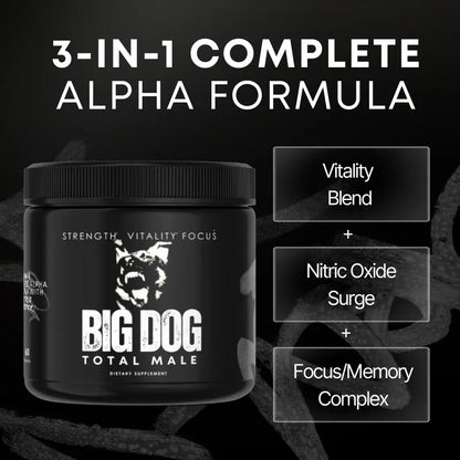 Total Male 3-in-1 Alpha Blend Vitality Nitric Oxide Cognitive Function