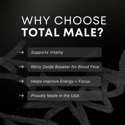 Total Male 3-in-1 Alpha Blend Vitality Nitric Oxide Cognitive Function